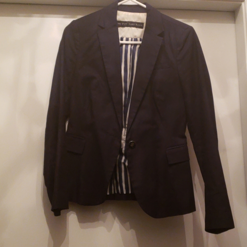 Zara Navy Blue Blazer